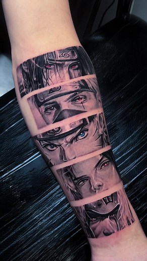 Realistic NARUTO Tattoo Sleeve! 🔥 #animetattoo #narutotattoo #narutoshippuden #tiktoktattoo #acusm1 #tiktoktattooartist #blackandgreytattoo #filipinotattooartist #tattooartist