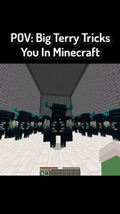 POV: Big Terry Tricks You In Minecraft #minecraft #minecraftmemes #funnymoments | Saroneymc