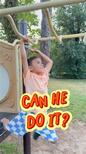 Monkey Bars Challenge for Kids