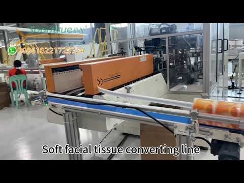 Soft facial tissue converting line --- Soontrue Machinery
