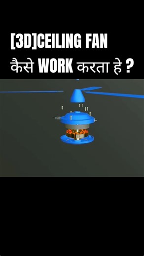 [3D]How does a ceiling fan work? #ceilingfan #ceilingfanhouse In this video, #electricalwork