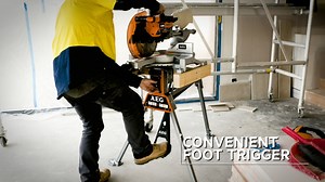 Perfect for clamping wood and metal doors, glued panels, plywood, and just about anything else The AEG super clamp is constructed from durable steel and features polyurethane clamp facings. This clamp will grip a job securely without doing any damage to visible surfaces. The tripod-style base makes it rock-solid stable while the foldable legs allow for quick and easy transport and storage. | The Tradie: Talkin' Tools and Toys