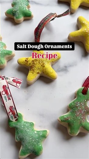 Salt dough ornaments recipe! 🎄An easy DIY gift to give this holiday season!