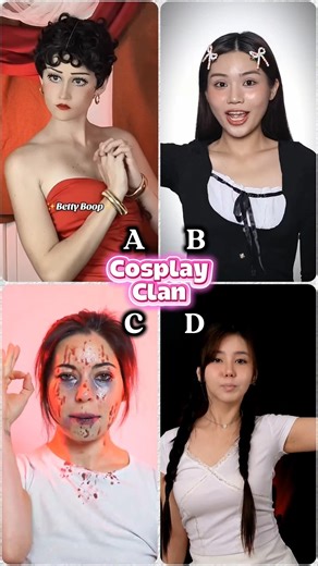 😵‍💫Spinning Dreams: Round Cosplay Chronicles🤯 Choose your Favorite one❗ #shorts #trending #cosplay