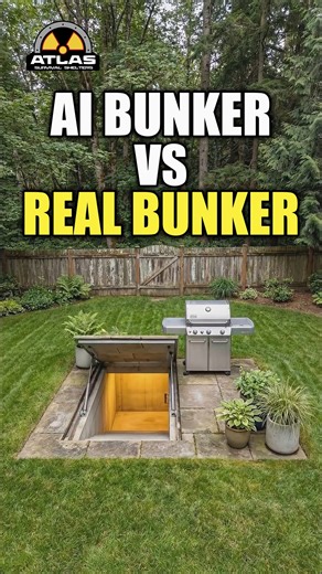 Atlas Survival Shelters on Instagram: "AI can generate a bunker in seconds. This is what it takes to build one in the real world. There’s a big difference between digital design… and real-world survival. If you want one of your own, DM us. #BunkerBuild #SurvivalEngineering #PrepperCommunity #ShelterLife #CinematicReels #CinematicVideo #DocumentaryStyle #BehindTheBuild #EngineeringMarvel #ConstructionLife #UndergroundLiving #ModernPrepper #LuxuryBunker #BuildProcess #HeavyMachinery #EpicBuild #Re