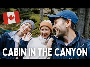 Our Cozy Cabin by Glacial Waterfalls at Johnston Canyon (Banff Vlog)