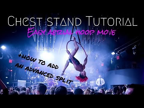 Beginner Aerial Hoop (Lyra) Tutorial - Chest Stand
