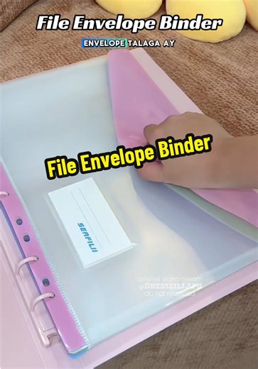 Replying to @FRJ Mas mabilis na nakikita ang nga file documents kapag ganito ang gamit nyo😍 #fileorganizer #fileenvelopebinder #binder #filebinder #documentsorganizer