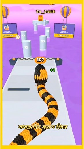 🐍 Snake Run Race – Fastest Snake Ever! 😱 | Epic Animal Run Game 🏃‍♂️💨