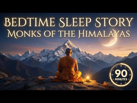 The Monks of the Hidden Himalayan Temple | Ancient Bedtime Story for Deep Sleep (90 minutes)
