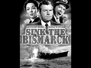 'SINK THE BISMARCK' [1960] 2560 x 1440p, 60 fps, B & W, STEREO. Kenneth Moore, Michael Goodliffe