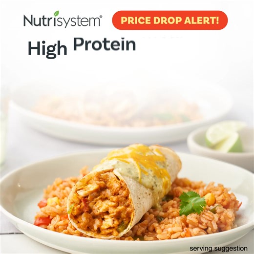 Come back and save! Just $99 for your High Protein Meal Plan! Fuel your weight loss goals with protein-powered meals made easy. ❤️ Eat foods you love and still lose weight! | Nutrisystem