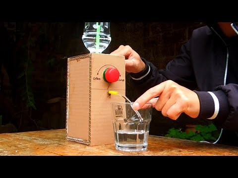 How To Make Water Dispenser from Cardboard