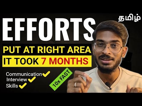 Put Your Hard Work At Right Skills (Tamil)