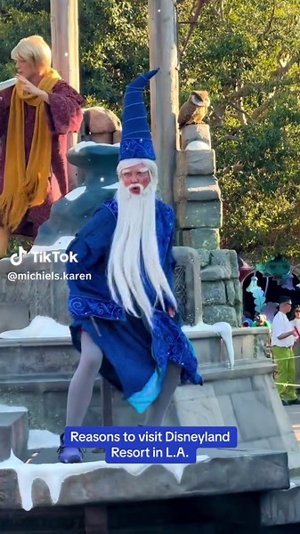 MERLIN GOT THEM MOVES, SLAYYYY! #merlin #wizard #disney #disneyland #disneyresort #disneyadult #disneyadults #magichappens #magichappensparade #getlow #disneytok #disneyfun #fy #fyp #viral #anaheimcalifornia #california #losangeles #travel