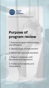 Purpose of program review