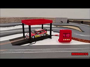 Testing 3D Printed SLOT track 1:32 // Circuito Slot impreso