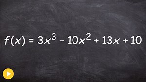 Determine the number of positive and negative real zeros of a polynomial