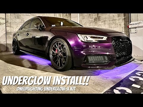 B9 S4 - Oneuplighting Underglow Install - Discount Inside!!