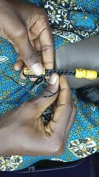 How to add beads to your braids#braids