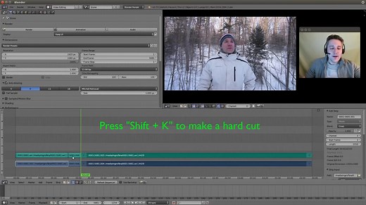 Blender Video Editing (加快或减慢视频速度)