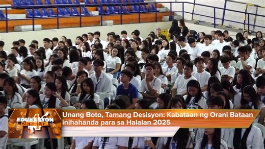 Nagtipon ang mga first-time voters mula sa Senior High School ng Orani, Bataan sa Youth Summit 2025 upang mapalawak ang kanilang kaalaman sa responsableng pagboto at ang kanilang papel sa pagpili ng mga susunod na lider. Ito ang balitang tinutukan ng ating SDO Bataan Correspondent, Horaze Lozano. | DepEd Regional Office III