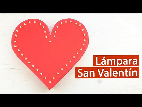 Heart-shaped lamp with easy foam rubber for Valentine's Day