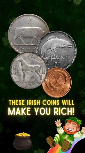 Irish coins that will make you RICH! #irishcoins #ireland #coincollecting #rich | CoinCollectingWizard