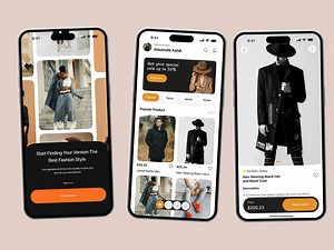 E-Commerce Fashion Mobile App UI Design