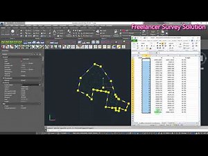 AutoCAD Polyline Coordinate to Excel