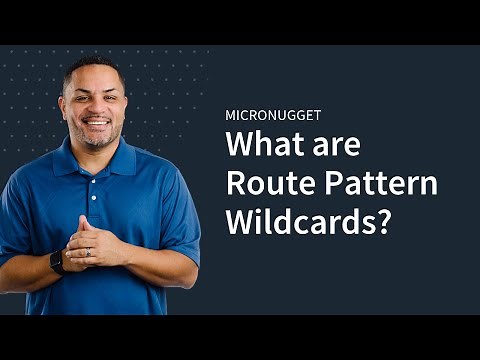 What are Route Pattern Wildcards?
