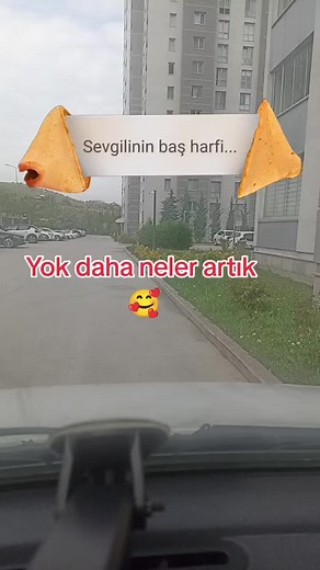 Modern City Street View from a Car