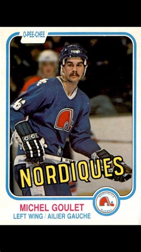Michel Goulet Quebec Nordiques 1981-82 O-Pee-Chee 275 NHL Hockey Card #michelgoulet #quebecnordiques #nordiques #hockeycards #hockeyhistory #nhlhistory #nhlhockey #oldtimehockey