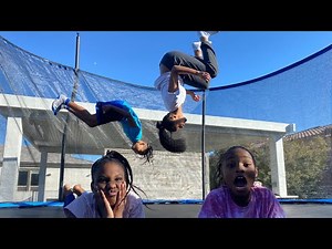 I surprised My Kids With a New Trampoline & Camari With A Bike!