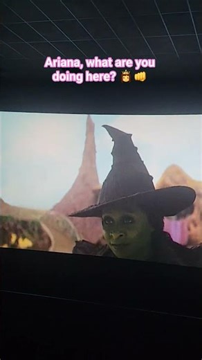 This was Ariana herself 😂💖 #wicked #wickedforgood #arianagrande #galinda #cynthiaerivo #fyp #funny