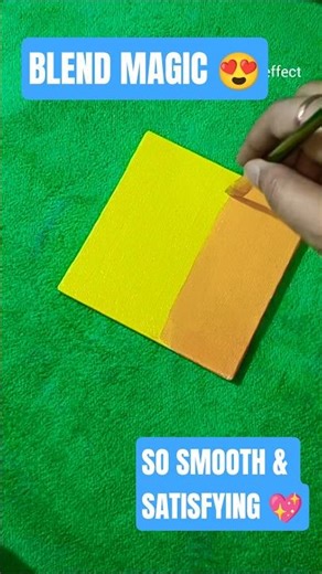 how to blend acrylic paint on canvas😍💌☺️#art #texture #artandcraft #creativity#diy#painting