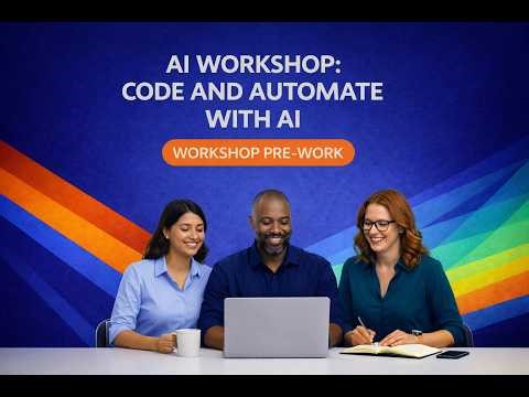 AI Workshop Code and Automate with AI Setup Guide