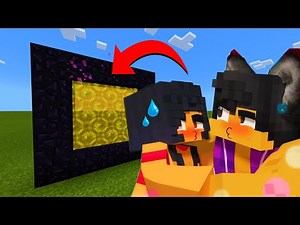 How To Make A Portal To The Aphmau and Aaron Dimension in Minecraft!