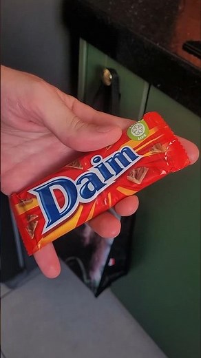 Trying Daim imported chocolate 🍫
