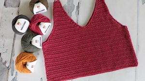 Crochet the Ruby-V Tank: A Stylish Addition to Your Summer Wardrobe