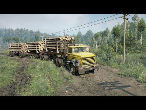 SnowRunner – Delivering Heavy Logs | Extreme Off-Road Logging Mission