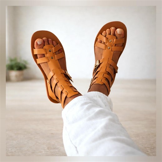 Handmade Leather Sandals – Greek Fisherman Style, Unisex Summer Shoes - Etsy