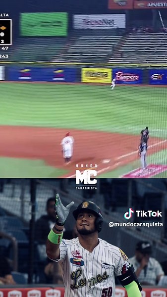 ¡LENYN POWER! 🔥🦁 El 6to HR de la temporada con @Leones del Caracas🦁 para Lenyn Sosa A puro poder a la banda contraria #mundocaraquista🌎🦁 #leonesdelcaracas #lenynsosa #beisbolvenezolano #LVBP 🎥 @Venevision