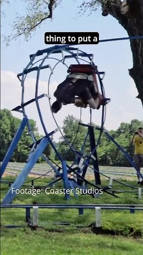 The backyard coaster with a loop in it