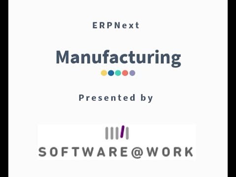 Handling Manufacturing & Inventory in ERPNext