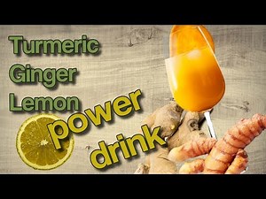 👍 Turmeric Ginger lemon drink | How to make a turmeric and lemon juice drink