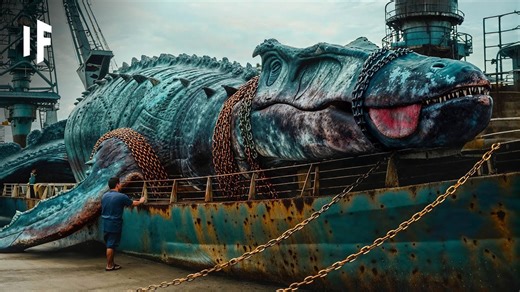 Imagine a world where the mosasaurus survived extinction