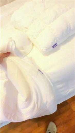 Mellow Sleep Cooling Sheets, Puff Pillow, CloudAlign Pillow, and MarshMellow Double Stuffed