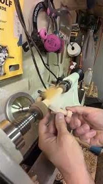 Sanding chess pieces with the grain
