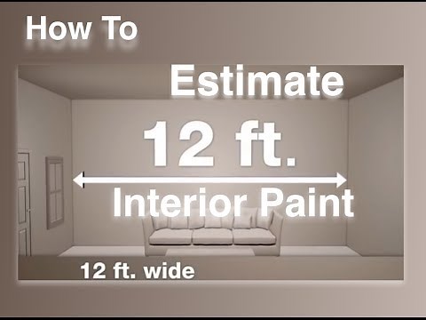 Estimating the Amount Of Paint Needed For Interior Surfaces